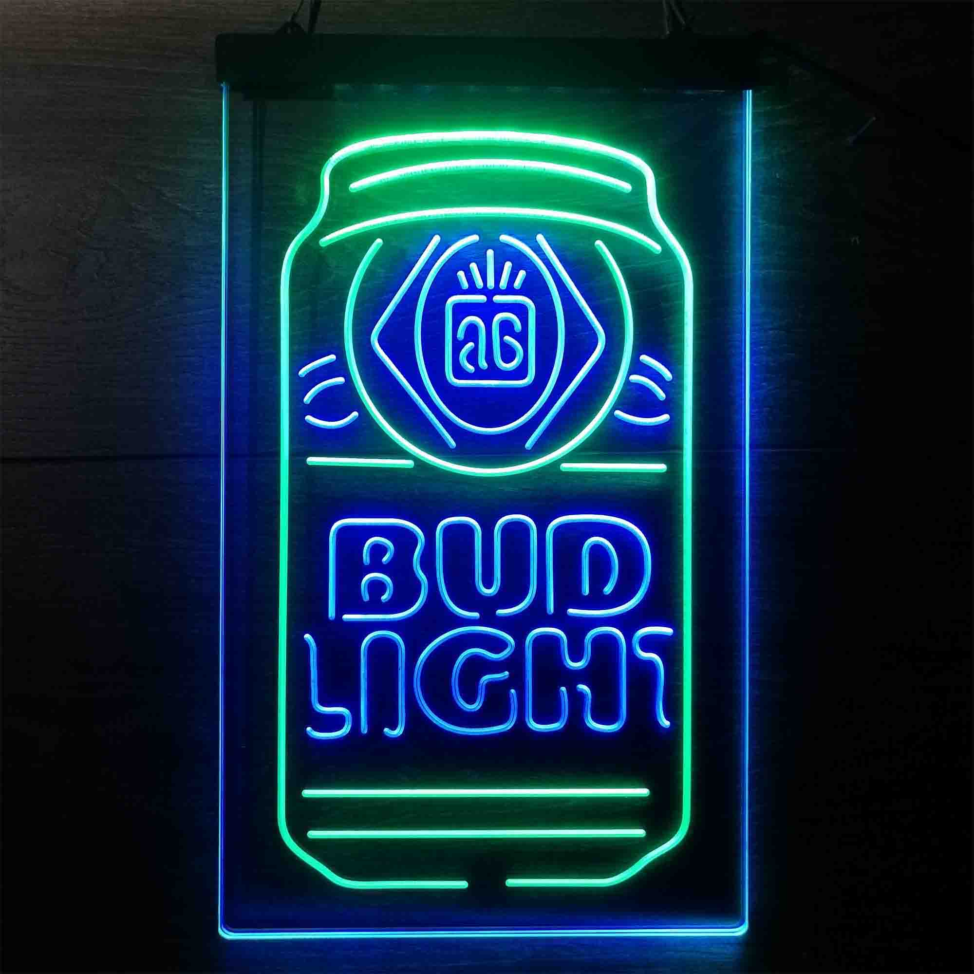 Bud Light Bottle Vertical Beer Neon-Like LED Sign - Image 7