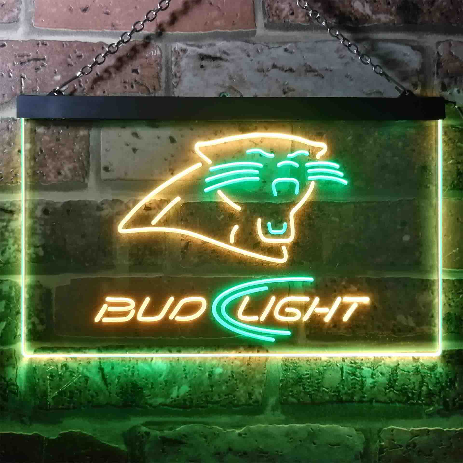 Carolina Panthers Bud Light LED Neon Sign - Image 5