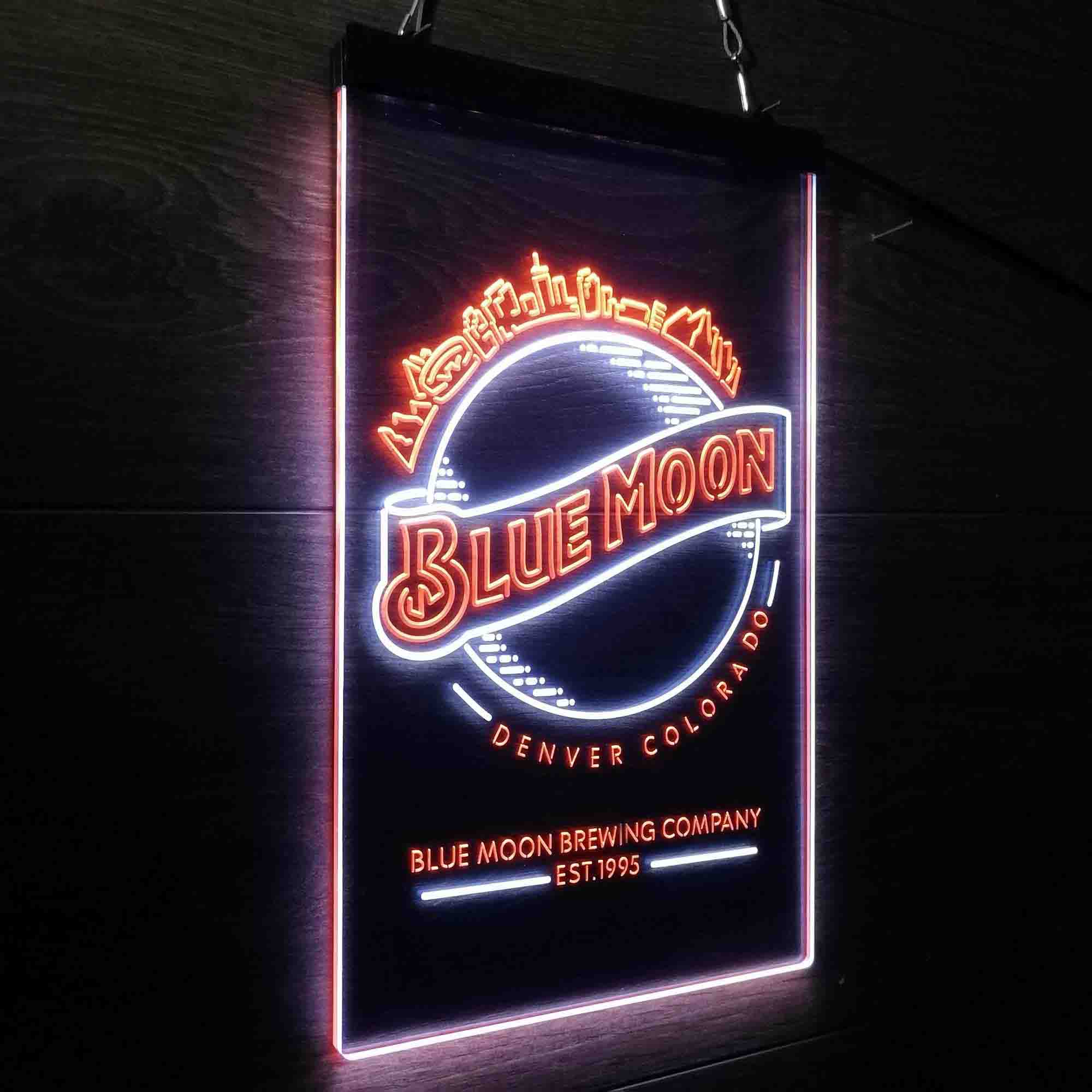 Desperate Enterprises Blue Moon Skyline Neon-Like LED Sign - Image 22
