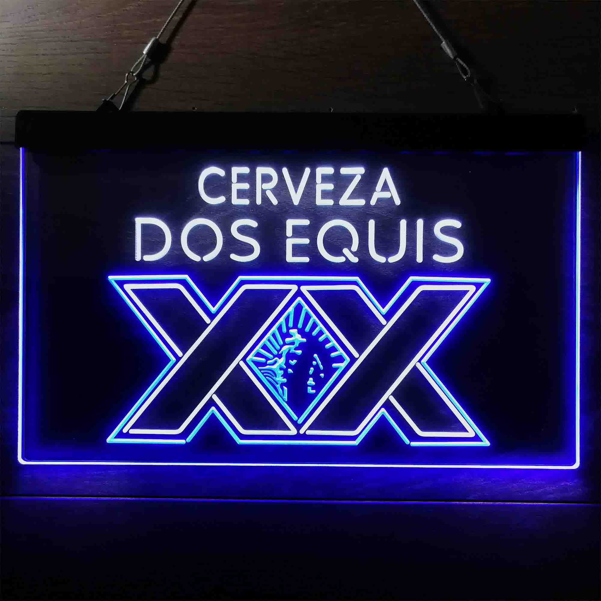 Dos Equis Bright Red XX Mexican Neon-Like LED Sign - Image 10