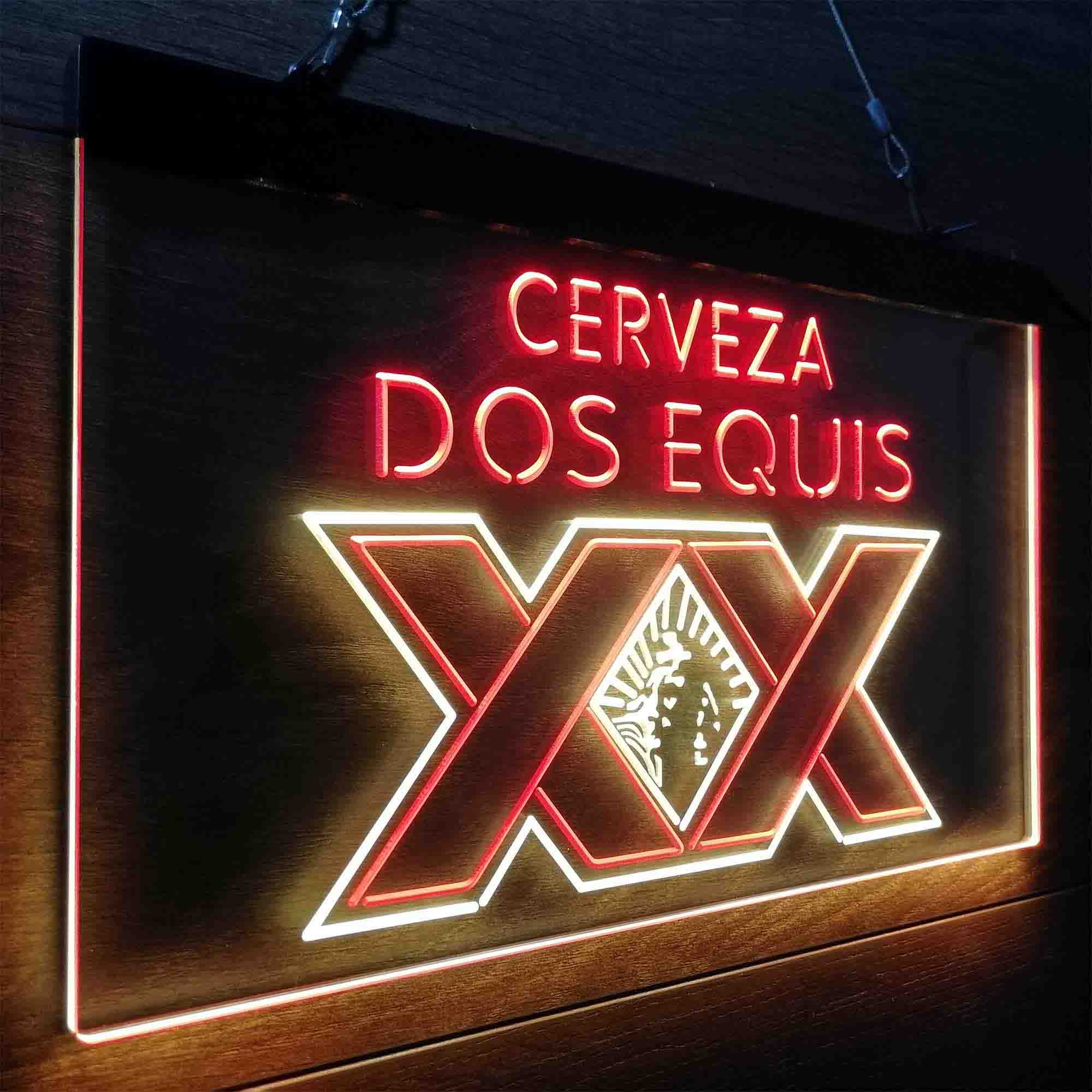 Dos Equis Bright Red XX Mexican Neon-Like LED Sign - Image 15