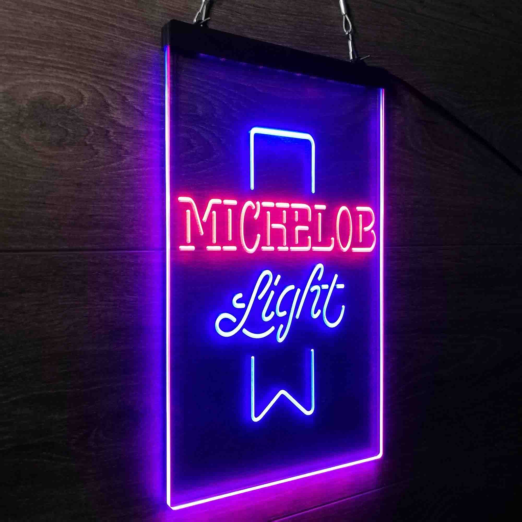 Michelob Light Red Ribbon Neon-Like LED Sign - Image 14