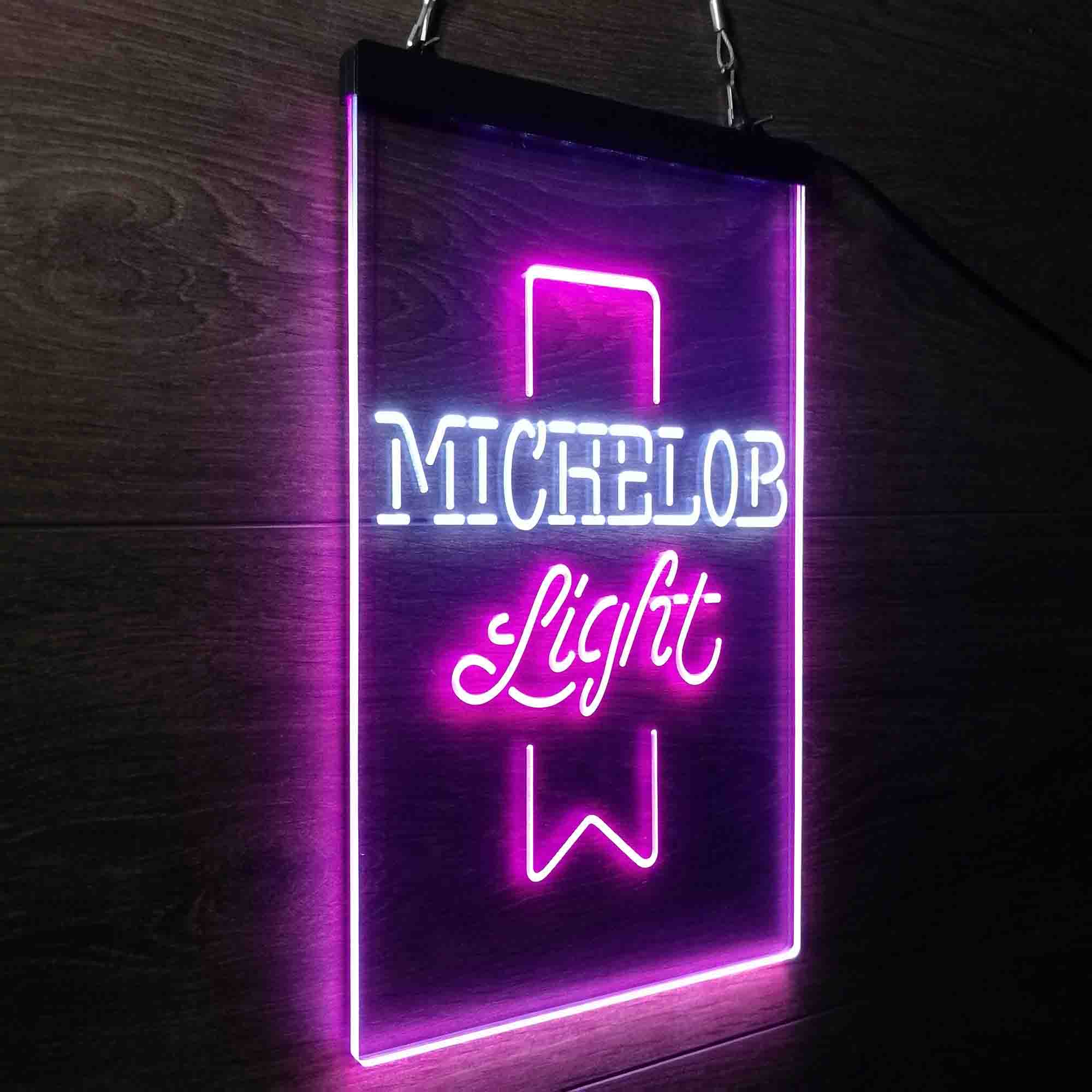 Michelob Light Red Ribbon Neon-Like LED Sign - Image 24