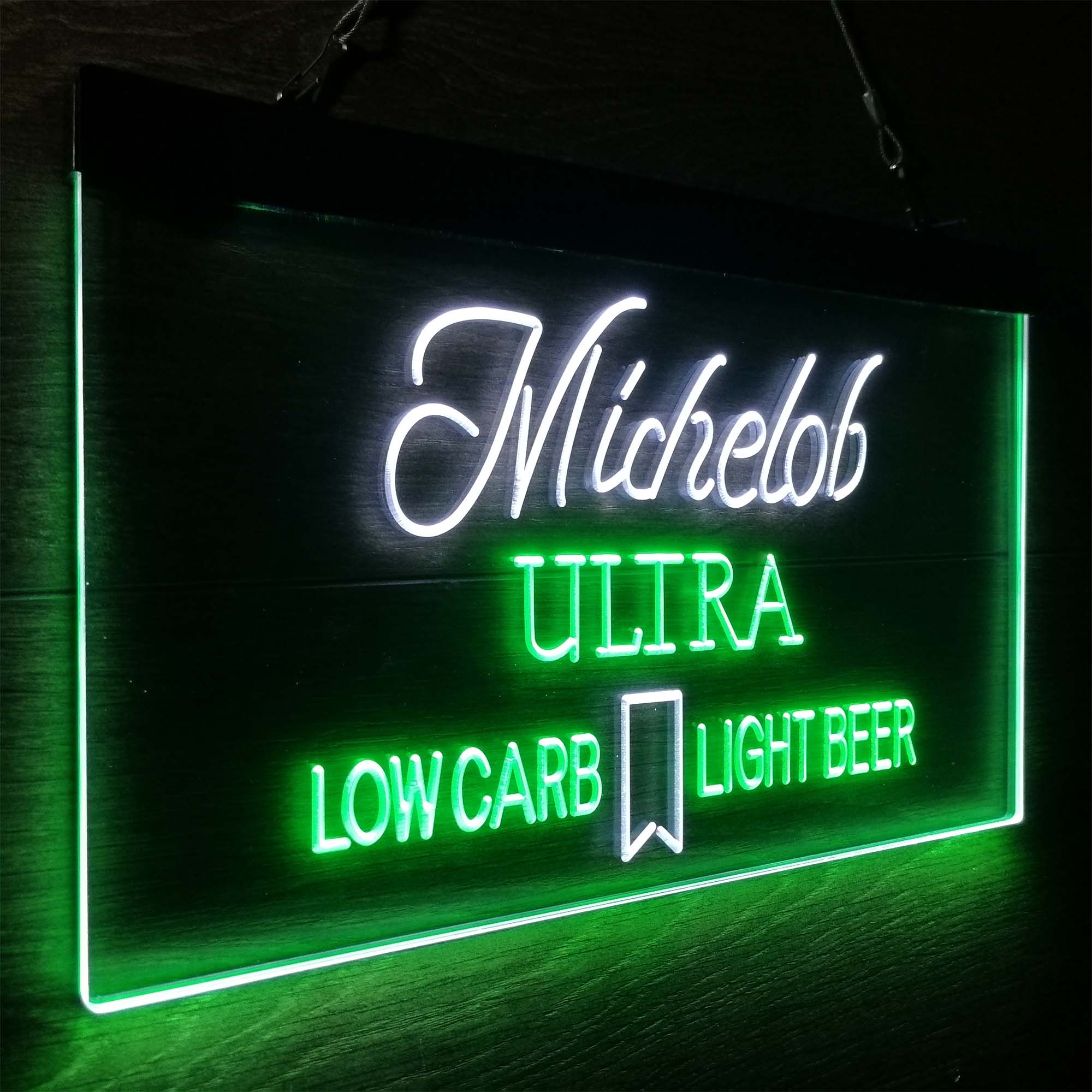Michelob Ultra Light Low Carb Red Ribbon Neon-Like LED Sign - Image 24
