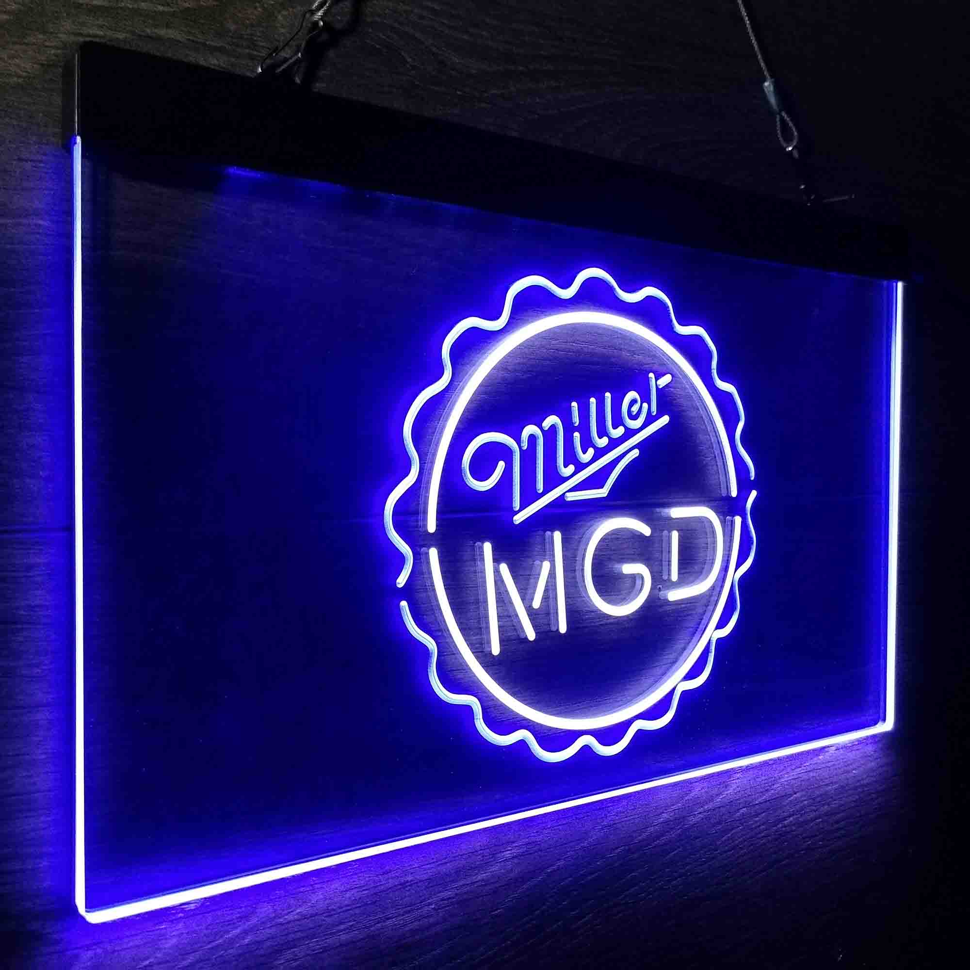 Miller Lite Genuine Draft Bottle Cap Neon-Like LED Sign - Image 22