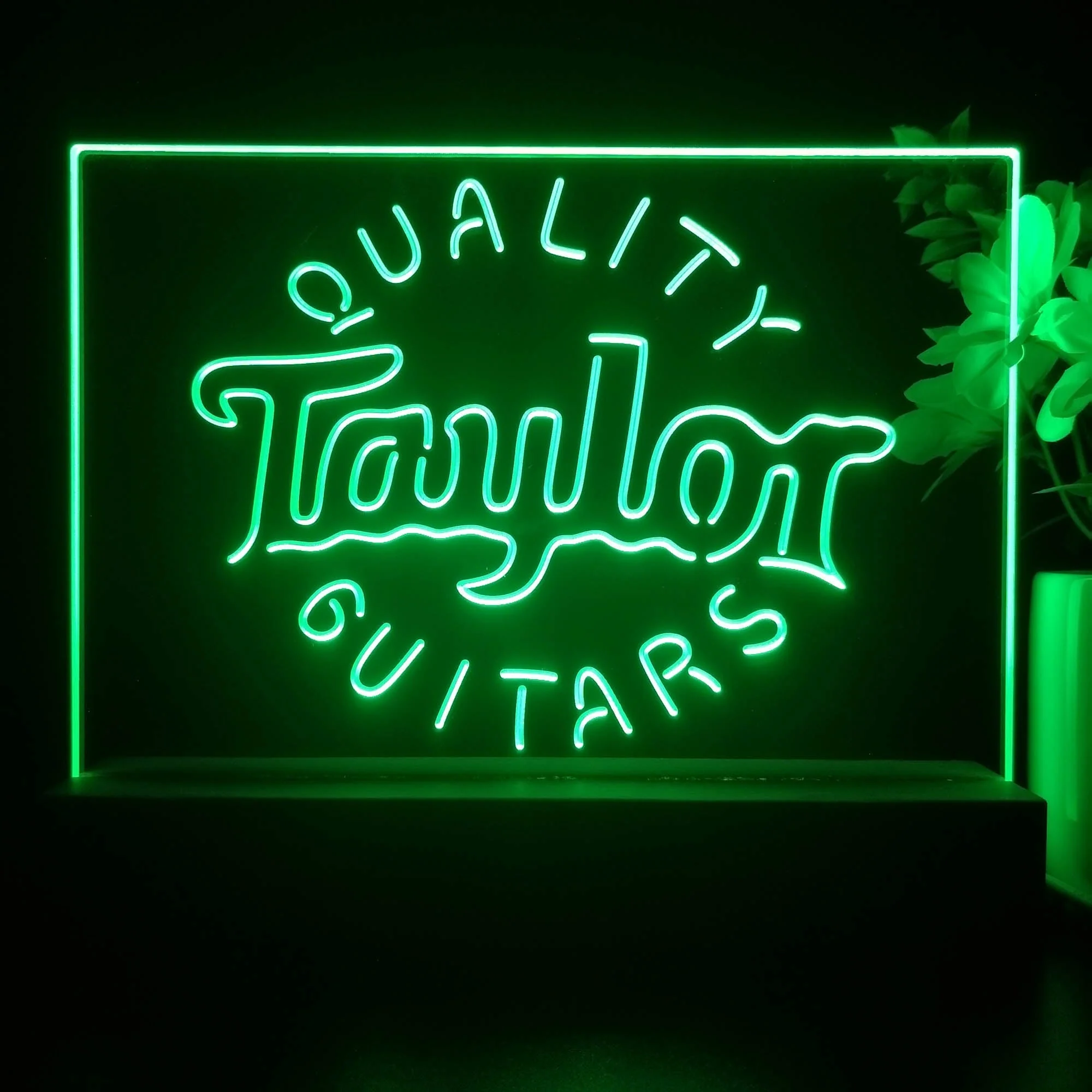 Taylor Guitar Music 3D Illusion Night Light Desk Lamp - Image 3