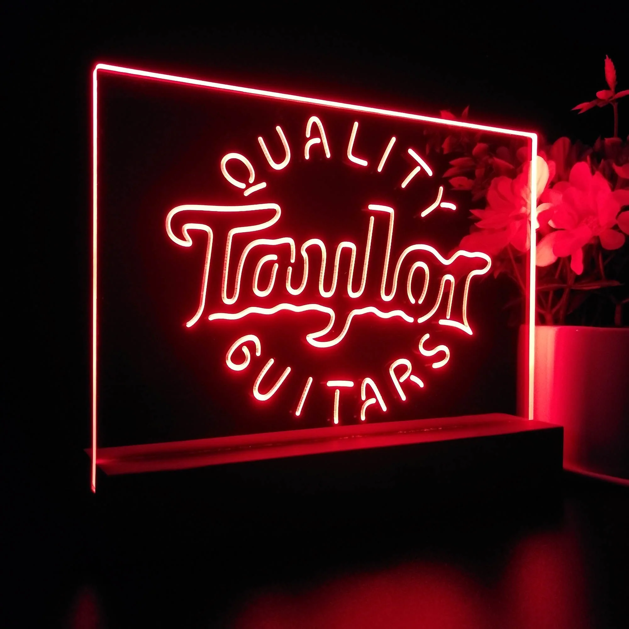 Taylor Guitar Music 3D Illusion Night Light Desk Lamp - Image 7